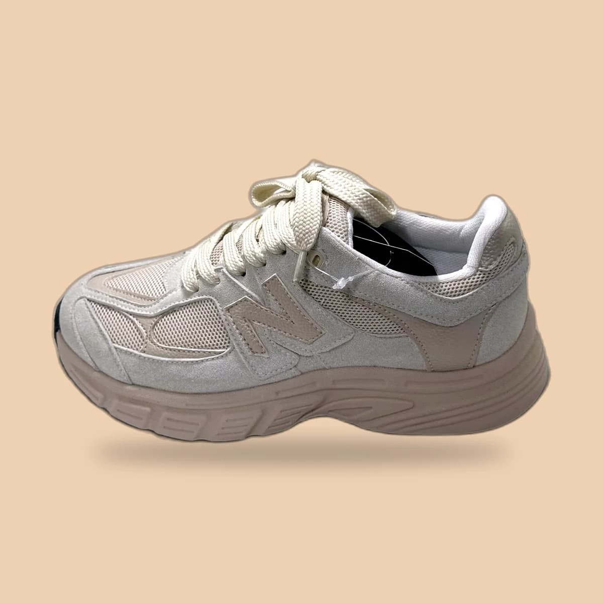 Deportivo dama · BEIGE CLARO X ORO · REF. 1146D
