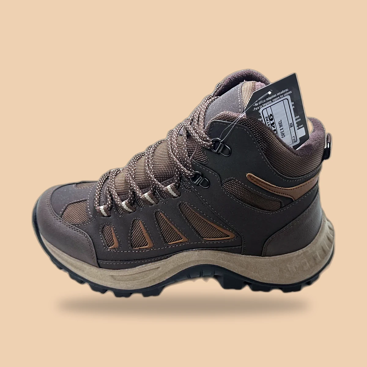 Bota hombre color CAFE X MIEL referencia 1046 — Calzado Leon's al por mayor