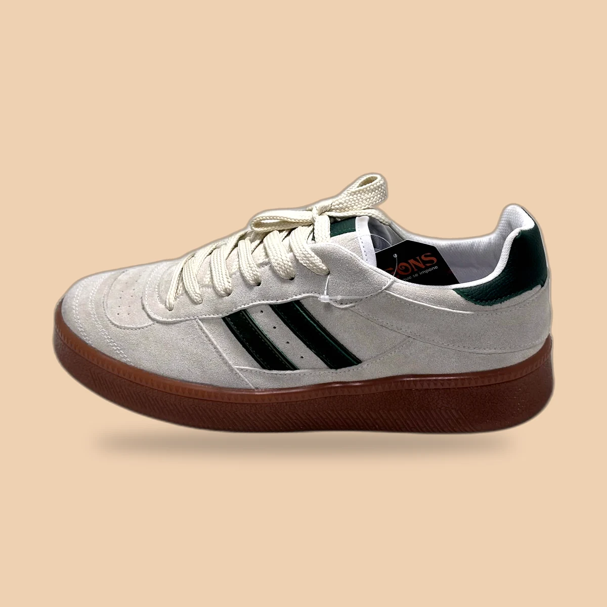 Urbano hombre color BEIGE CLARO X VERDE referencia 1162 — Calzado Leon's al por mayor